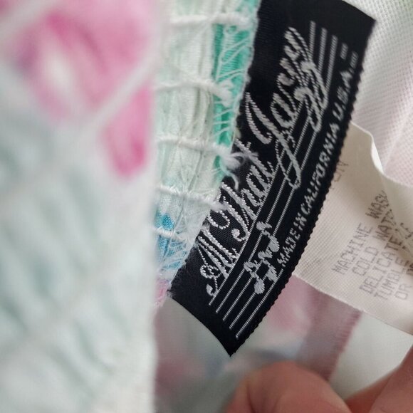 All That Jazz Women's Multicolor Fit & Flare Dress Smocked V-Neck Ruched Size S - Picture 10 of 10